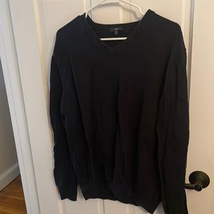 Black XL V Neck Gap Sweater Men
